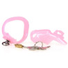  Cage de chasteté Stop This 9 x 3cm Rose